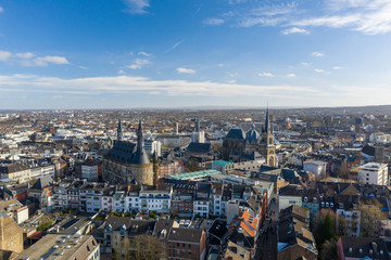 Wall Mural - City of Aachen in February
