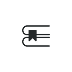 Aufkleber - Book icon template color editable. Book symbol vector sign isolated on white background illustration for graphic and web design.