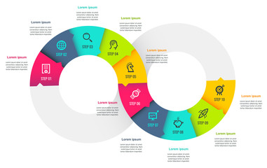 Vector infographic template