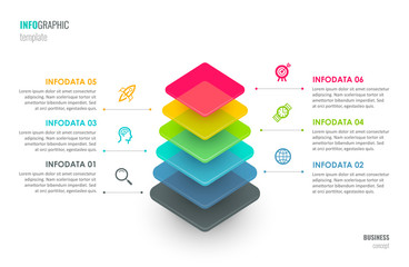 Vector infographic template