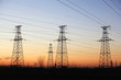 © zhengzaishanchu - the pylon in the evening