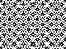 Abstract Geometric Seamless Pattern. White Asian Ornament. Traditional Ethnic Floral Chinese Tile Ornamental Backdrop. Good For Wallpaper, Background, Texture Oriental Design