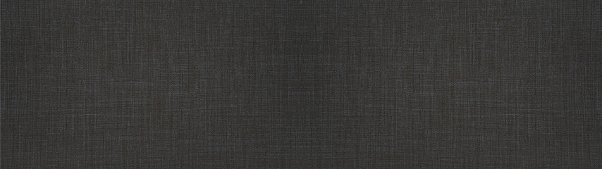 Poster - Dark gray anthracite black natural cotton linen textile texture background banner panorama