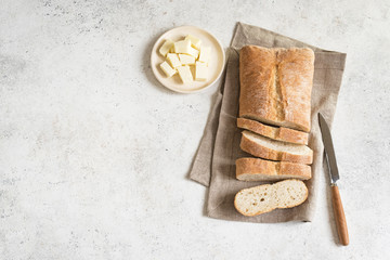 Canvas Print - Butter and Bread