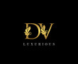 © bintank - Premium letters D,V and DV logo icon vector design. Luxury decorative logotype. Print monogram initials stamp.