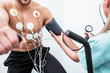 © AH! Studio - Male athlete does a cardiac stress test