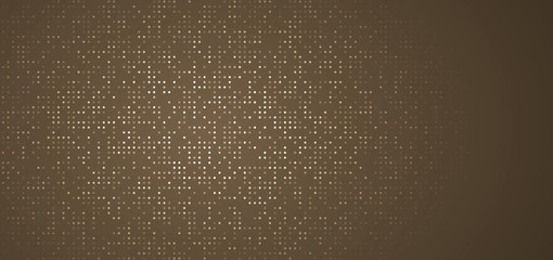 Poster - Abstract color illustration of dots. Pixels background.