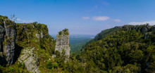 The Pinnacle Is A Freestanding Natural Tower (tower, Spire Or Needle) On The Panorama Route (R534) Near God's Window Lookout Overlooking The Lowfield
