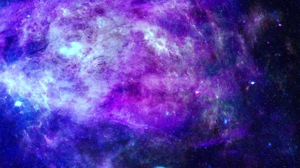 Wall Mural - Animation view to travelling across the universe in moving