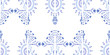 © WI-tuss - Abstract embroidery seamless ikat pattern Geometric abstract ornament background