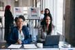 © Gerald Carter/Creative Flame - Volunteers Working at Polling Place