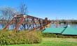 Views of the Riverwalk Park in Augusta, Georgia
