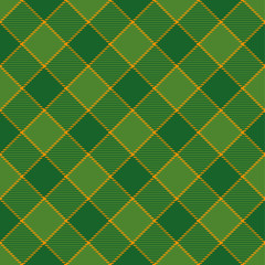 Tartan  Seamless Pattern  Background to St. Patrick's Day.