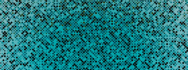 Poster - Abstract pixel mosaic color illustration. Squares and bricks.