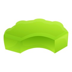 Poster - Cutted celery icon. Cartoon of cutted celery vector icon for web design isolated on white background