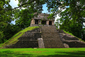 Palenque is the Maya city in southern Mexico