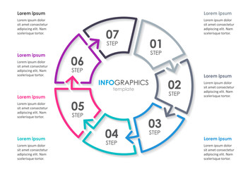 Vector infographic template