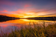 Sunset Cloudscape At Davis Lake, Mississippi