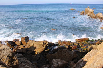 Wall Mural -  rocky  and coastal beach 