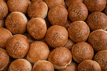 Hamburger Buns Hot And Tasty Burger Bun Fresh Bread Artisan
