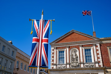 Canvas Print - Street view of Windsor in United Kingdom