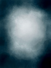 Navy blue watercolor background for a photo studio. Portrait backdrop light to the center.
