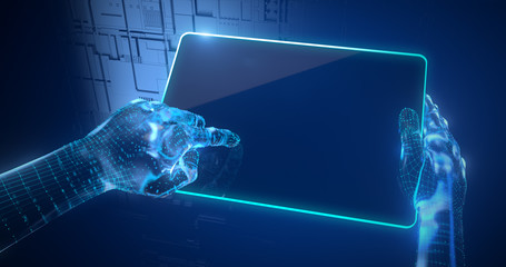 Wall Mural - 5G Network Internet Mobile Wireless Business concept. 3d Rendering.