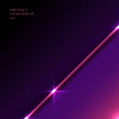 Wall Mural - abstract background striped purple and pink triangle with diagonal line and lighting effect texture 