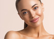 © Utkamandarinka - Woman beautiful face happy smile natural make up fresh clean skin beauty