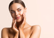 © Utkamandarinka - Woman beauty skin care portrait natural make up healthy skin and hands