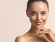 © Utkamandarinka - Beautiful woman face close up beauty make up natural healthy clean skin