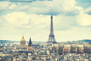  View on Eiffel Tower, Paris, France