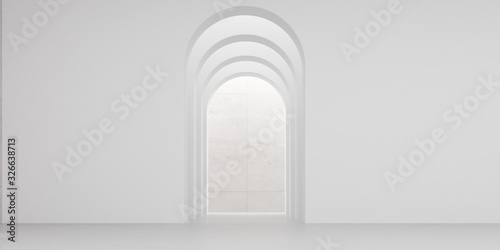 pics Room Entrance Arch Design https stock adobe com images view of empty white room with arch design and concrete floor museum space chapel entrance perspective of minimal architecture 3d render 326638713 start checkout 1 content id 326638713