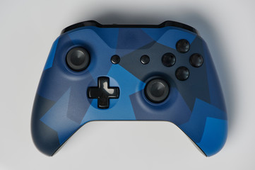 Blue modern game pad