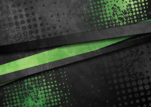 Green And Black Contrast Stripes Corporate Abstract Background. Vector Design