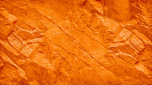 Red Orange Grunge Background. Toned Stone Texture. Mountain Texture Close-up. Lush Lava Color Trend 2020. Bright Colorful Rock Texture Banner For Your Design.
