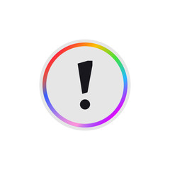 Poster - Attention -  Modern App Button