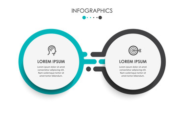 Wall Mural - Vector infographic template