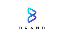 B Logo Design Template