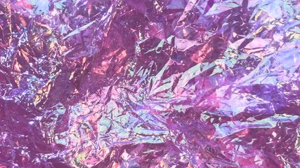 Poster - wrinckled metallic abstract lights color background 