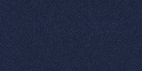 Wall Mural - Seamless dark blue felt background texture. Surface of blue fabric high resolution. Wide panoramic banner.