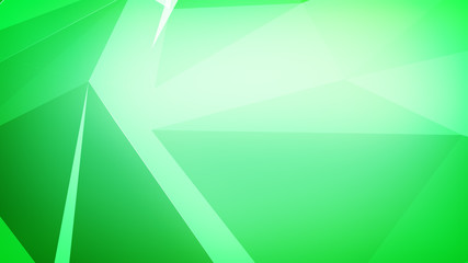 Poster - Triangles connected in  green color.