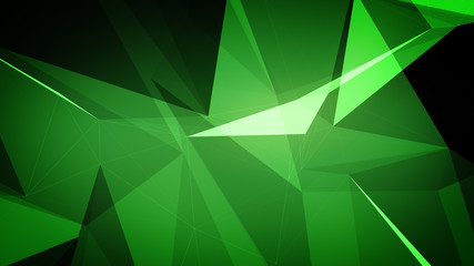 Poster - Abstract background in green color.