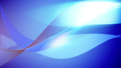 Poster - lovely wavy background with bended lines