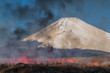 炎と火と富士山
