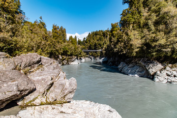 Canvas Print - glacier river