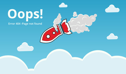Poster - Error 404 page template