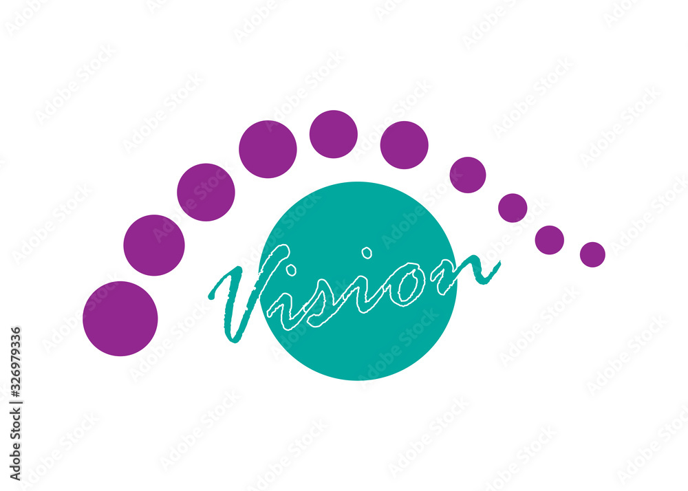 Vision Chain Logo Vision Logo Vector - Isolated On White Background. Modern Eye Logo For ...