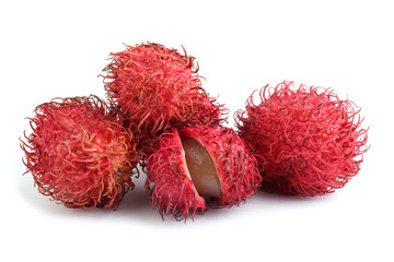 Wall Mural - Rambutan. Far eastern exotic fruit