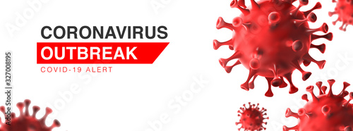 Fotomural China epidemic coronavirus 2019-nCoV in Wuhan, Novel Coronavirus Alert outbreak in China